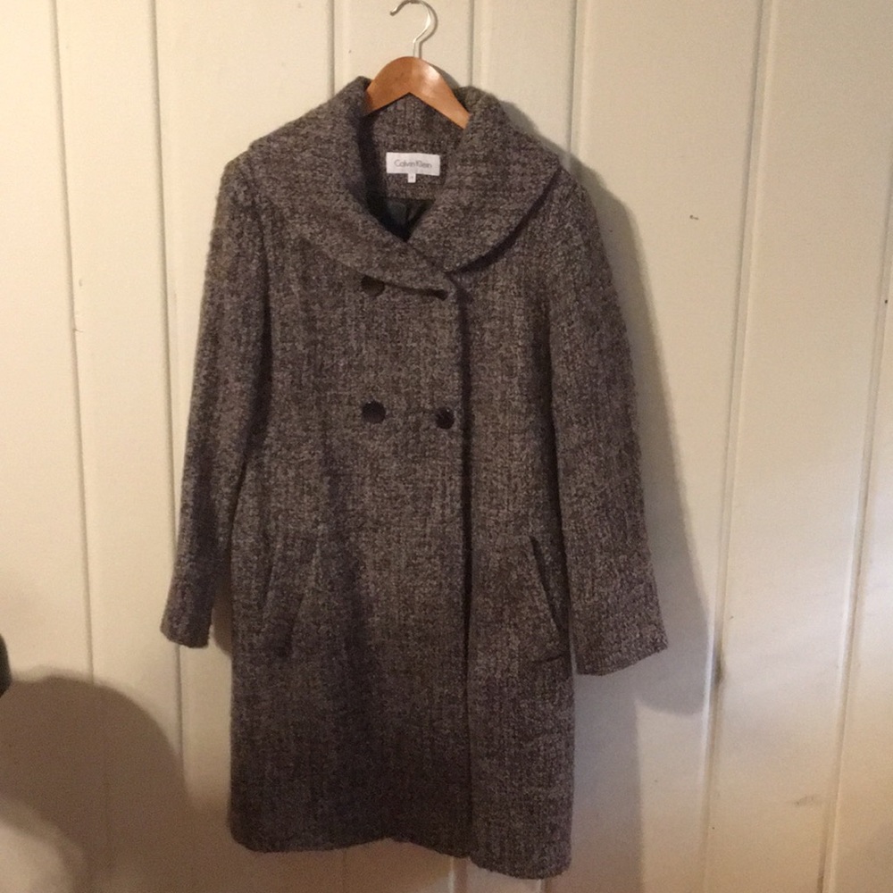 Calvin Klein Long Winter Wool Coat